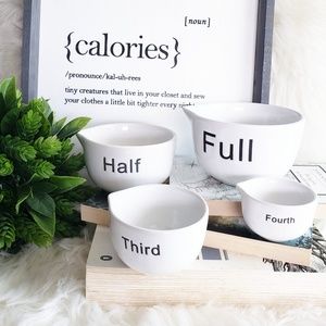 Anthropologie Kitchen - Anthropologie Measuring Cups Stacking Set of 4 Anthropologie Kitchen - Anthropologie Measuring Cups Stacking Set of 4